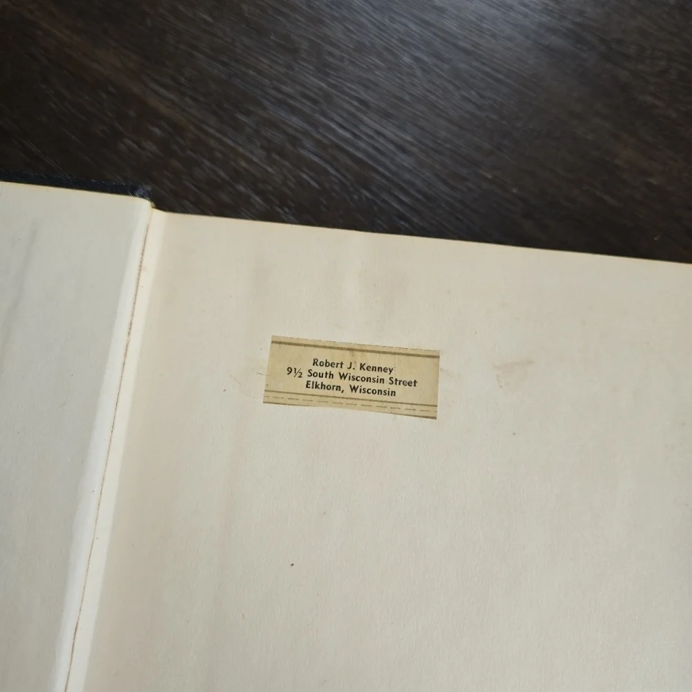 Murder with Mirrors - Red Badge Mystery 1952 Black Purple Hardcover Vintage Book